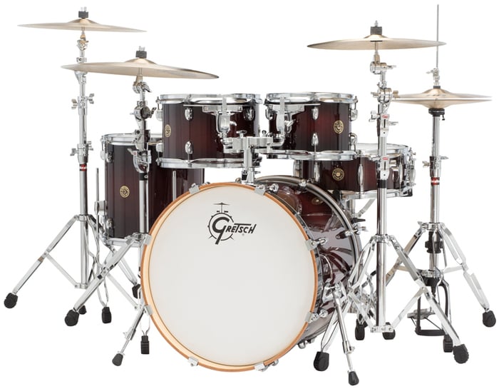 Gretsch Drums CM1-E605 Catalina Maple 5 Piece Shell Pack With 10", 12", 14" Toms, 16"x20" Bass Drum, 5.5"x14" Snare Drum