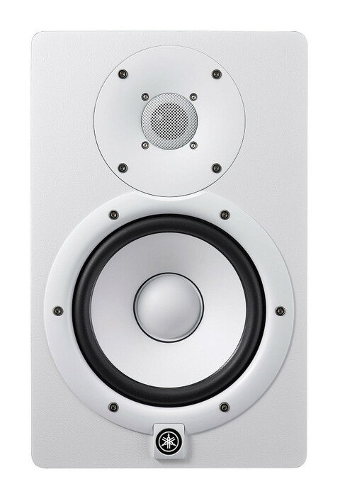 Yamaha HS7W Powered 7" Bi-amped Nearlfied Studio Monitor In White