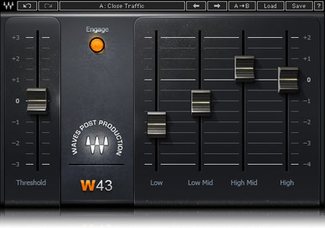 Waves W43 Noise Reduction Ambient NR Plug-in For Video Post Production (Download)