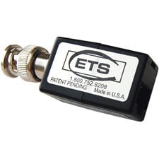 ETS PV843 ETS Male BNC To RJ45 Pins 7 And 8 Composite Video Over Cat5 Extended Baseband Balun