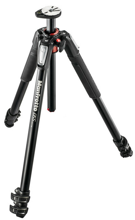 Manfrotto MT055XPRO3 Aluminum 3-Section Tripod With Horizontal Column