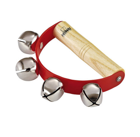 NINO Percussion NINO962 Sleigh Bell With Wooden Grip