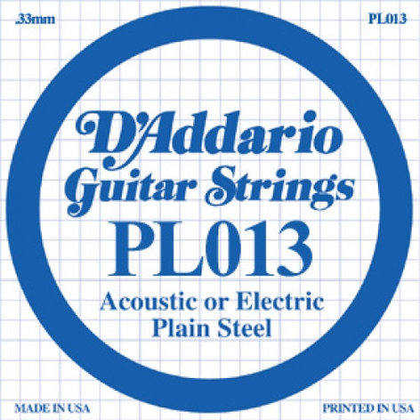 Dunlop DPS13 .013" Plain Steel Single Guitar String