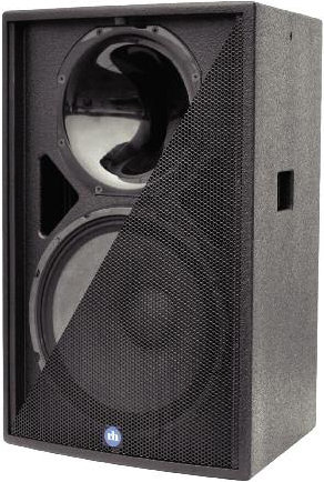 Renkus-Heinz CFX151-8-WR-BLK WR-CFX151-8 15" 700 Watt Program @ 8 Ohm 2-Way Passive Loudspeaker, Weather Resistant Treatment, Black