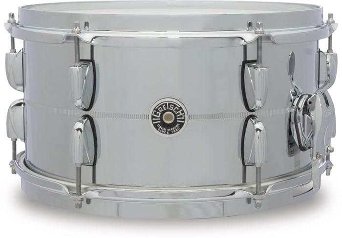 Gretsch Drums GB4163S 7" X 13" Brooklyn Series Chrome Over Steel Snare Drum