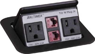 Altinex TNP151 Tabletop Interconnect Box With 2 RJ-45 Connectors