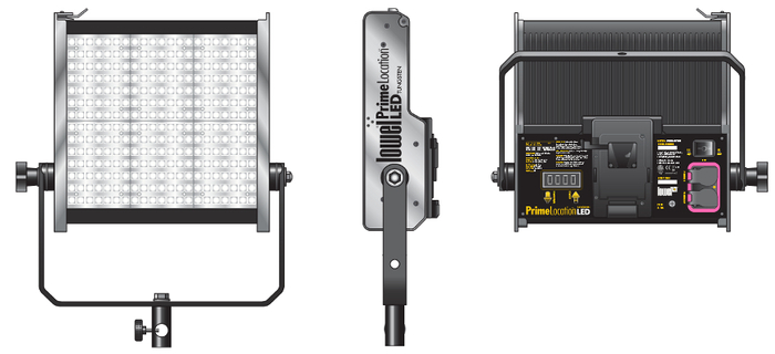 Lowel Light Mfg PL-92VDA Prime Location Daylight Color 2 LED Light Kit With V-Lock Battery Plate