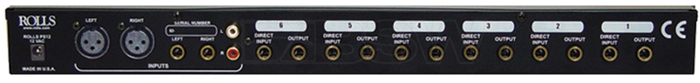 Rolls RA62c 6-Channel Headphone Amplifier, 1 Rack Unit