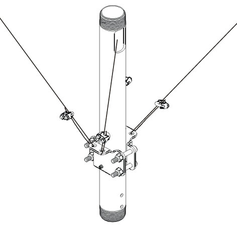 Chief CMA340 Projector Stabilization Kit For Columns