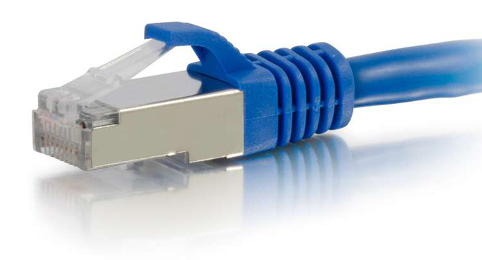 Cables To Go 00807 35FT CAT6 Snagless Shielded Network Patch Cable In Blue