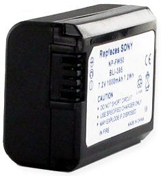 Empire Scientific BLI-395 7.2V Sony NP-FW50 Equivalent Replacement Lithium Ion Battery