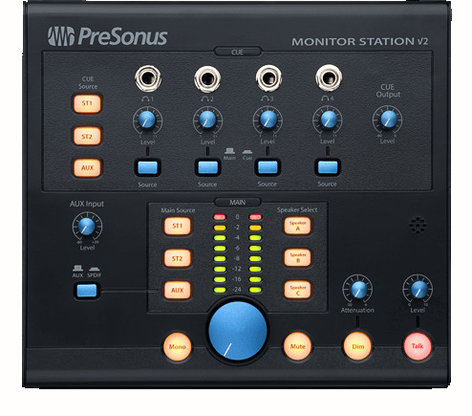PreSonus MONITORSTATION-V2EDU Monitor Station V2 [EDUCATIONAL PRICING] Desktop Studio Control Center