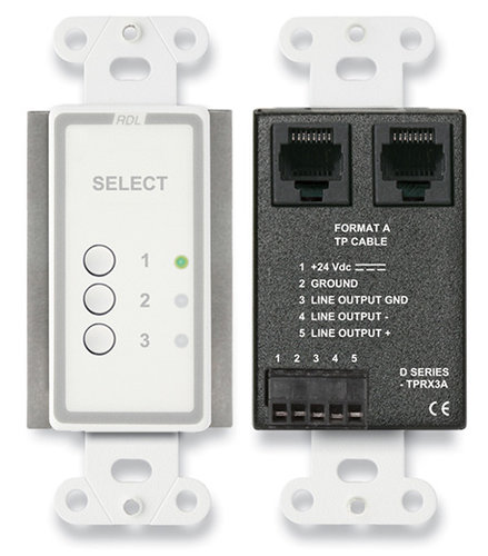 RDL D-TPRX3A 3 Input Format-A Source Selector