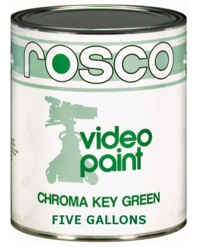 Rosco Chroma Key Paint 5gal Of Chroma Key Green Vinyl Acrylic Paint