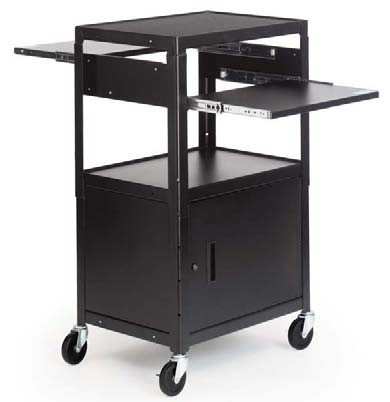 Bretford Manufacturing CA2642DNS-E 5 Adjustable Multimedia Cab Cart With 5" Caster