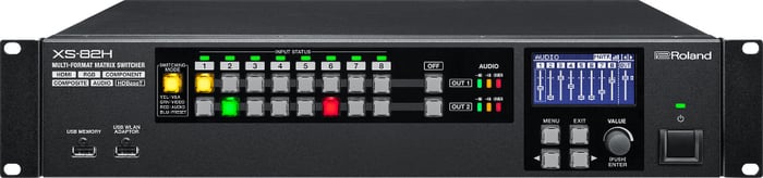 Roland Professional A/V XS-82H 8-In X 2-Out Multi-Format AV Matrix Switcher