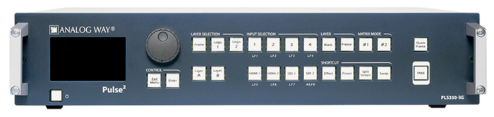 Analog Way PLS350-3G Hi-Resolution Mixer Seamless Switcher With 8 Inputs And Native Matrix Mode