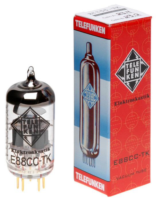 Telefunken E88CC-TK Black Diamond Series Preamplifier Vacuum Tube