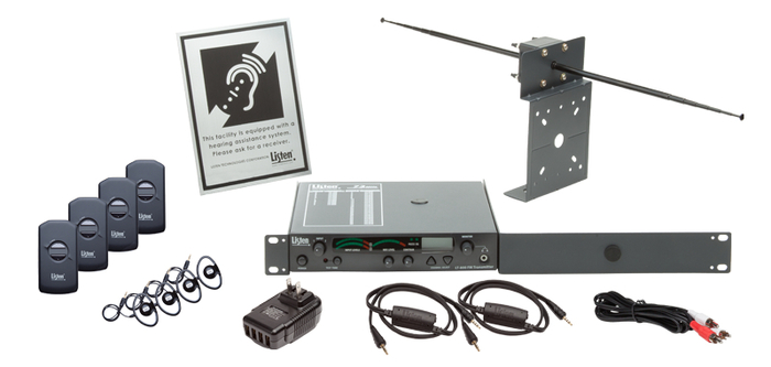 Listen Technologies LS-54-072 IDSP Prime Level II Stationary RF System, 72MHz