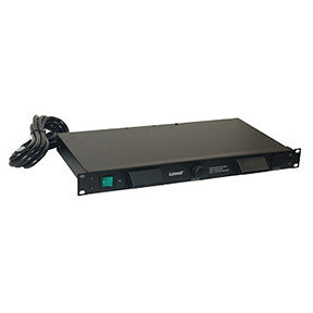 Lowell ACR-1507-HDLT Rack Mount Light Panel, 120VAC 15A, 7 Outlets, 9' Cord, Hooded Lights, Night Vision LEDs