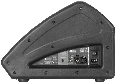 DB Technologies FM-10 10" 2-Way Coaxial Active Floor Monitor, 400W