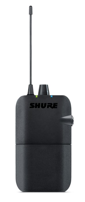 Shure P3TR112GR PSM 300 Wireless In-Ear Monitor System With P3R Bodypack Receiver, And SE112-GR Earphones