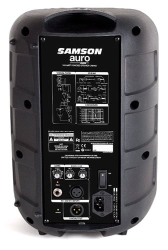 Samson Auro D208 8" Active 2-Way Speaker, 200W