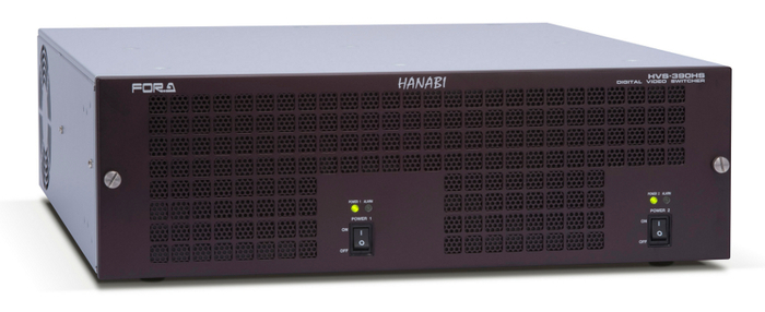 FOR-A Corporation Hanabi HVS-390HS 1M/E HVS-390MU1ME Switcher And HVS-391OU 20 Button Panel