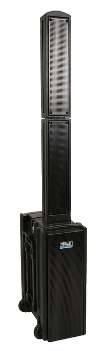 Anchor BEA-8000CU2 Beacon8000 Portable Line Array System With (2) UHF Wireless Receivers, Onboard CD/MP3 Combo Player And Bluetooth Connectivity