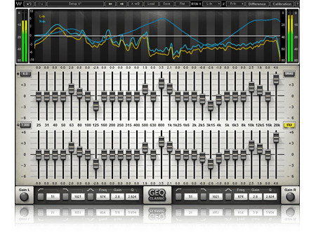 Waves GEQ Graphic Equalizer Mono / Stereo Graphic EQ Plug-in (Download)