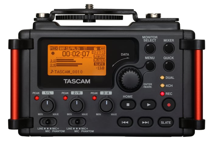 Tascam DR-60DmkII 4-Track Recorder/Mixer For DSLR Filmmakers Production Audio