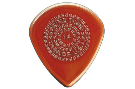 Dunlop 518 Primetone Jazz III Sculpted Plectra Guitar Pick, 3-Pack