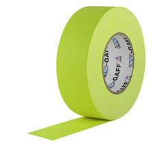 Rose Brand Gaffers Tape 50 Yard Roll Of 1" Wide Fluorescent Gaffers Tape