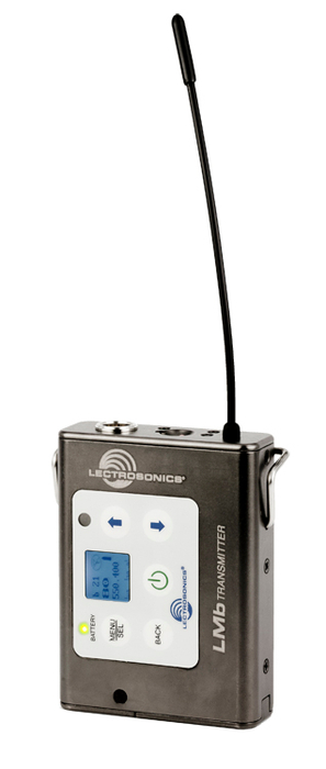 Lectrosonics ZS-LRLMb-A1 L-Series Digital Hybrid Wireless Body Pack A1 Kit With LMb Transmitter