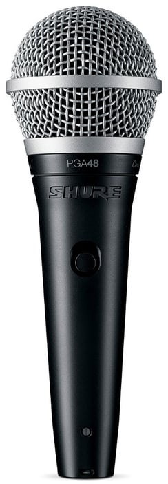 Shure PGA48-QTR Cardioid Dynamic Vocal Mic With 15' XLR To 1/4" Cable