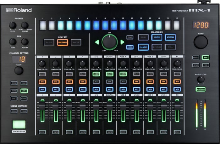 Roland MX-1 Aira Mix Mixer 18-Channel Performance Mixer