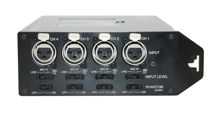 Azden FMX-42u 4-Channel Portable Field Mixer With USB Digital Audio Output