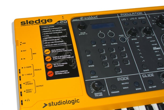 Studiologic SLEDGE-2 Sledge 2.0 61-Note Synthesizer