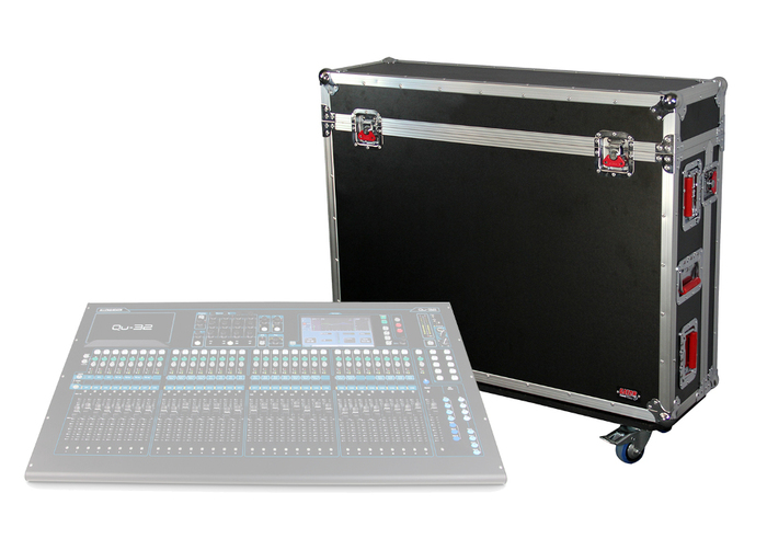 Gator G-TOURQU32 ATA Flight Case For Allen & Heath Qu32 Mixer With Doghouse