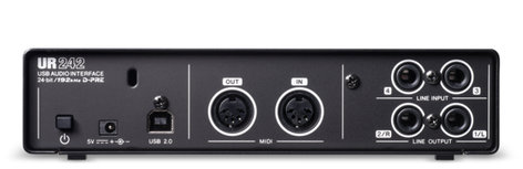 Steinberg UR242 4-Input / 2-Output USB 2.0 Audio Interface With MIDI I/O
