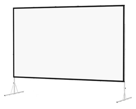 Da-Lite 88696HD 67" X 91" Fast-Fold Deluxe Dual Vision Screen, Heavy-Duty Legs