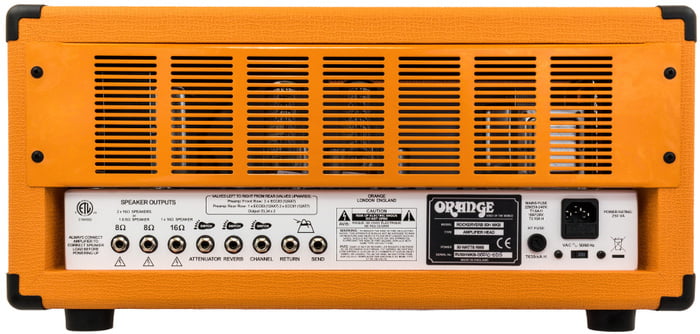 Orange RK50HTC-MKIII Rockerverb 50 MKIII Head 50W 2 Channel Guitar Tube Amplifier Head With 2x EL34 Valves