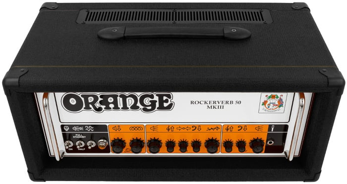 Orange RK50HTC-MKIII Rockerverb 50 MKIII Head 50W 2 Channel Guitar Tube Amplifier Head With 2x EL34 Valves