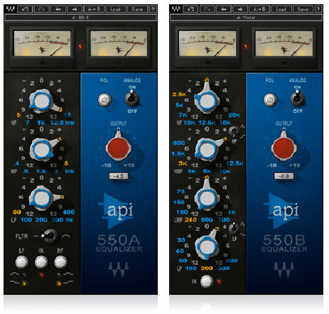Waves API 550 Classic Equalizer Plug-in (Download) | Full Compass
