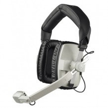 Beyerdynamic DT109-200/50-GREY Dual-Ear Headset And Microphone, 50/200 Ohm, Gray