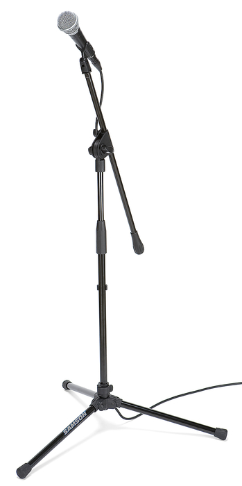 Samson VP10X Microphone Value Pack With R21, Clip, Boom Stand, And 18' XLR Cable