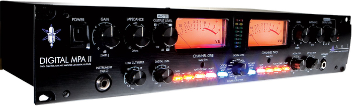 ART DMPAII Digital MPA-II 2-Channel Tube Microphone Preamplifier With A/D Conversion