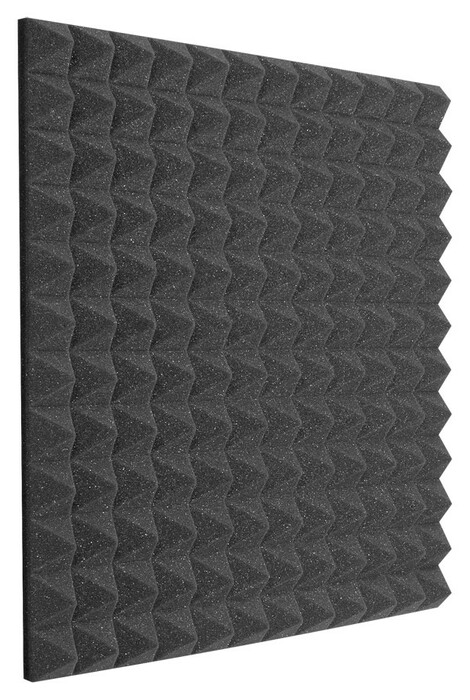 Auralex 4PYR24BUR 2'x4'x4" StudioFoam Pyramids In Burgundy (Charcoal Shown)