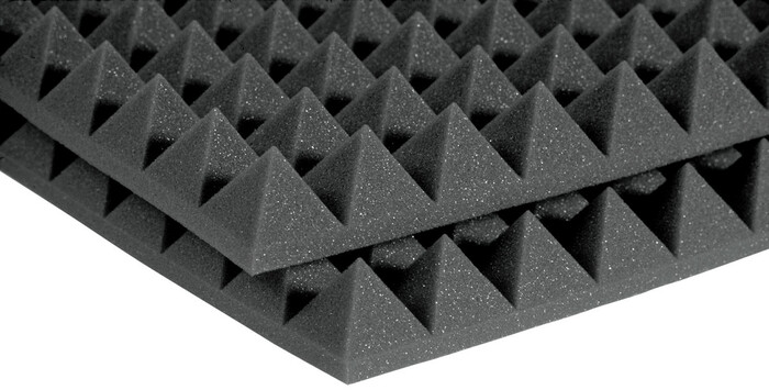 Auralex 4PYR24CHA 2'x4'x4" StudioFoam Pyramids In Charcoal