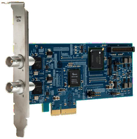 Osprey Video 95-00479 825e Two Input SDI Or DVB-ASI Video Capture Card With SimulStream